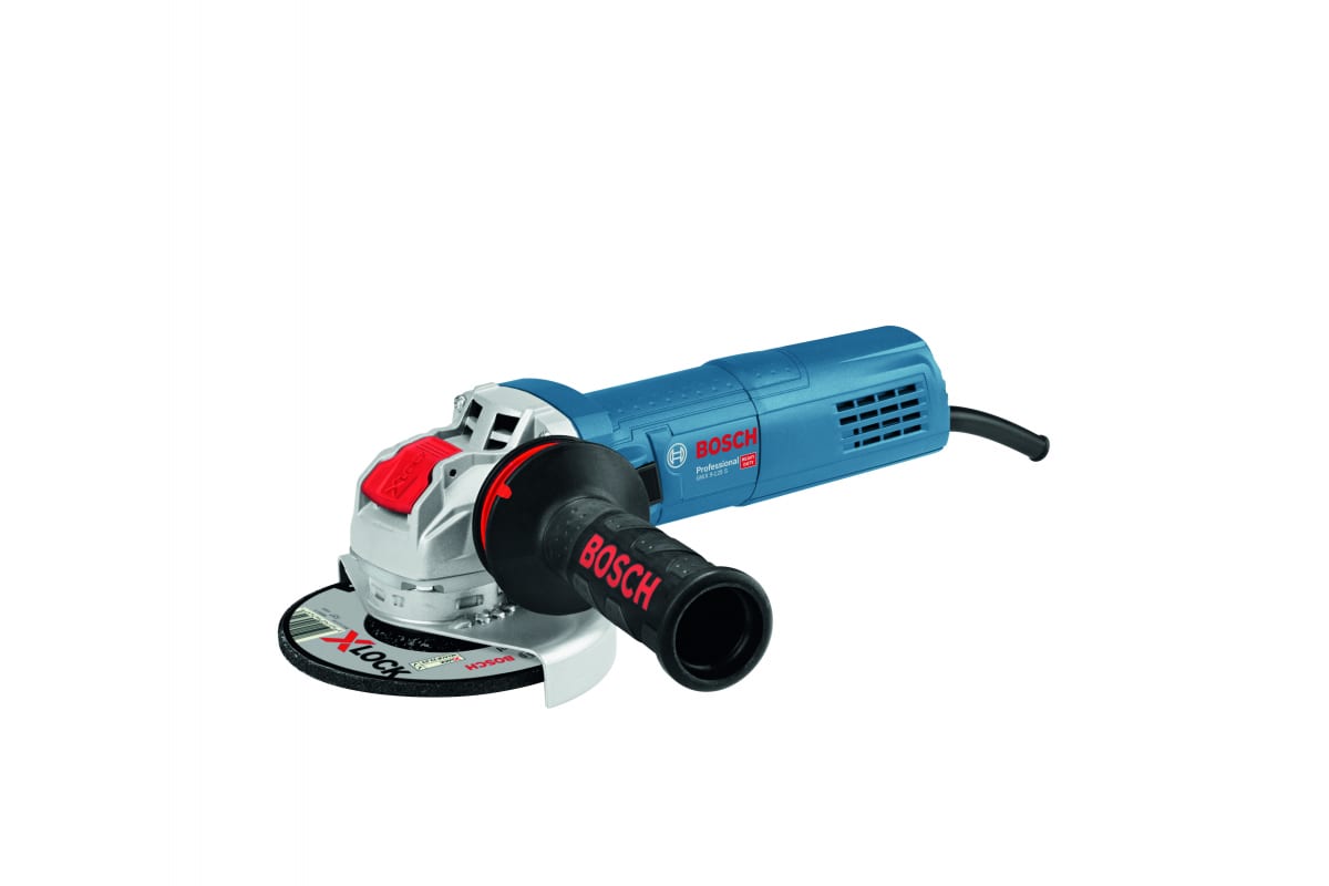 Углошлифовальная машина GWX 9-125S (900Вт, 125мм, 2800-11000об/мин, Х-LOCK, 2,1кг) BOSCH + сумка в подарок