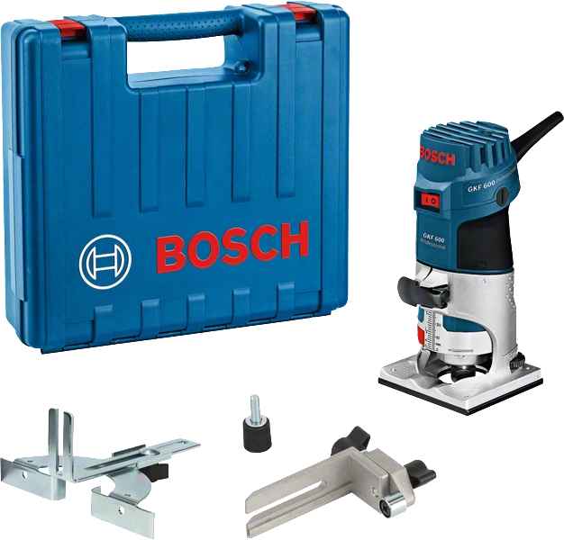 Фрезер кромочный GKF 600 (600Вт, 33000мин-1, цанга Ø6мм, 8мм, кейс) BOSCH