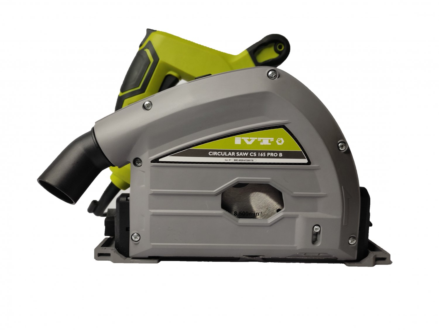 Пила погружная циркулярная CS 165 PRO B (1400Вт, Ø160х20мм, пропил 54мм, 2000-5000мин-1, 5,4кг) IVT