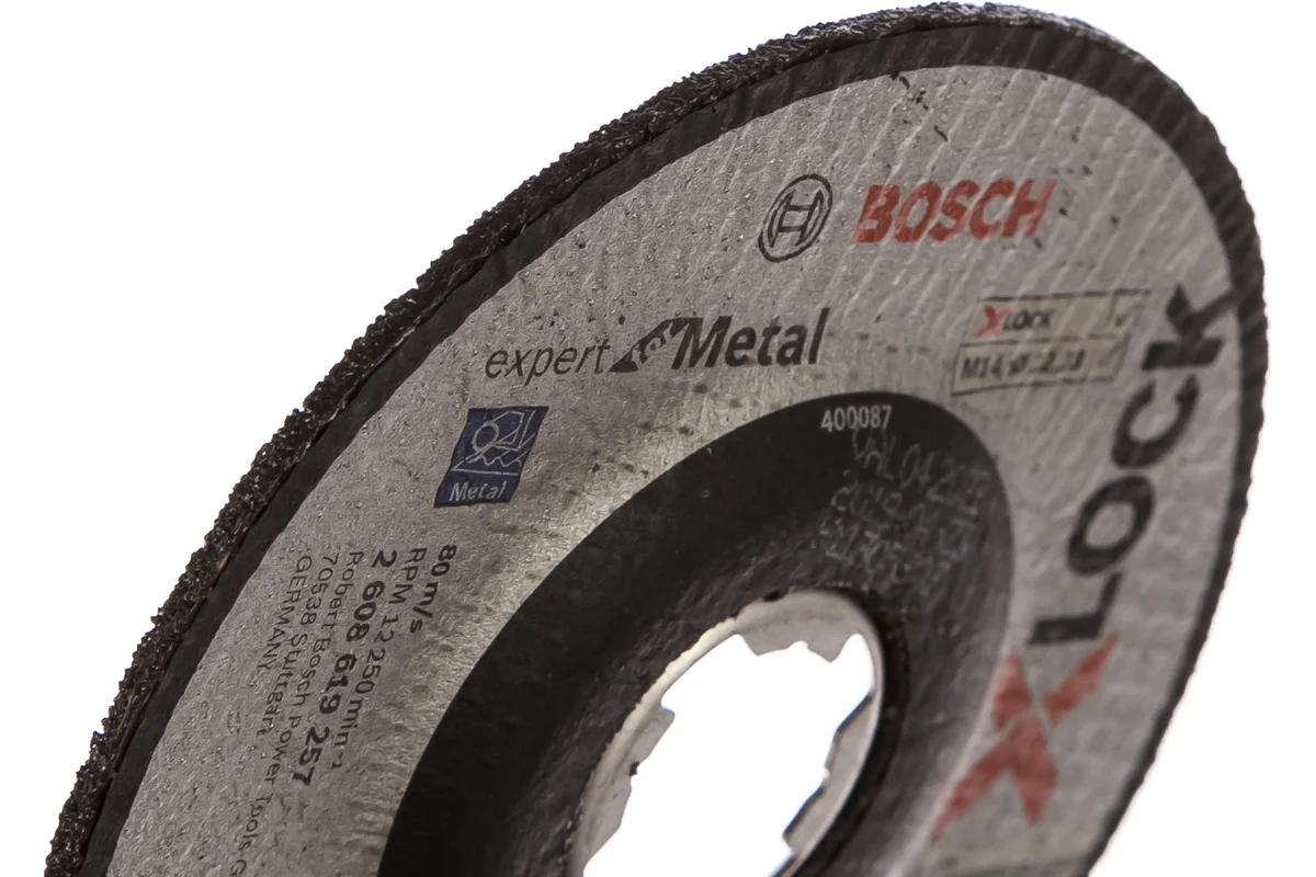 Круг отрезной по металлу X-LOCK Ø125х2,5х22мм, прямой, Expert for Metal, BOSCH