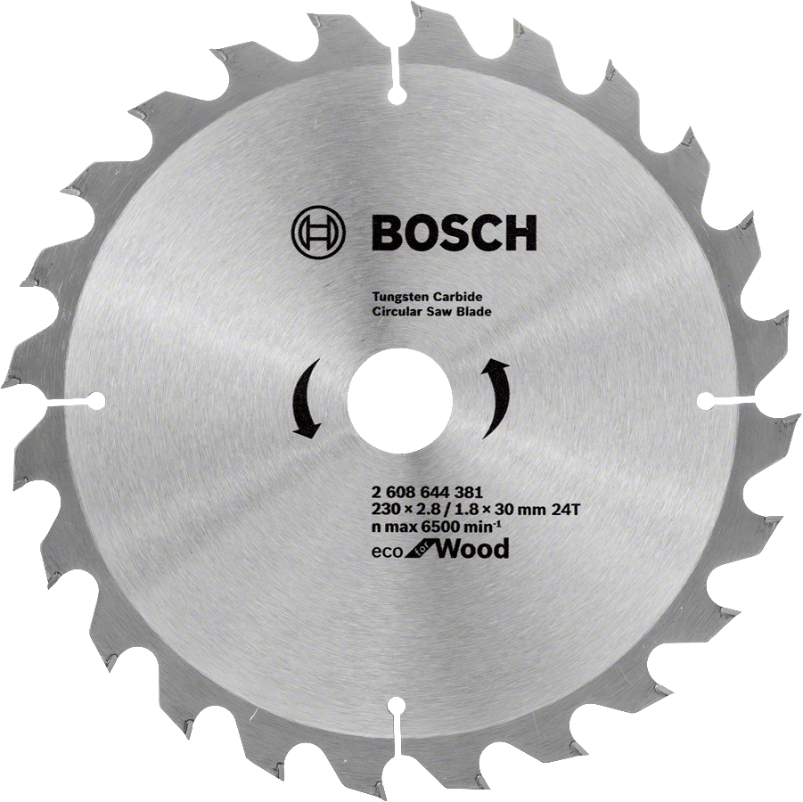 Диск пильный по дереву ECO 230х30мм Т24 с твердосплавными зубьями BOSCH