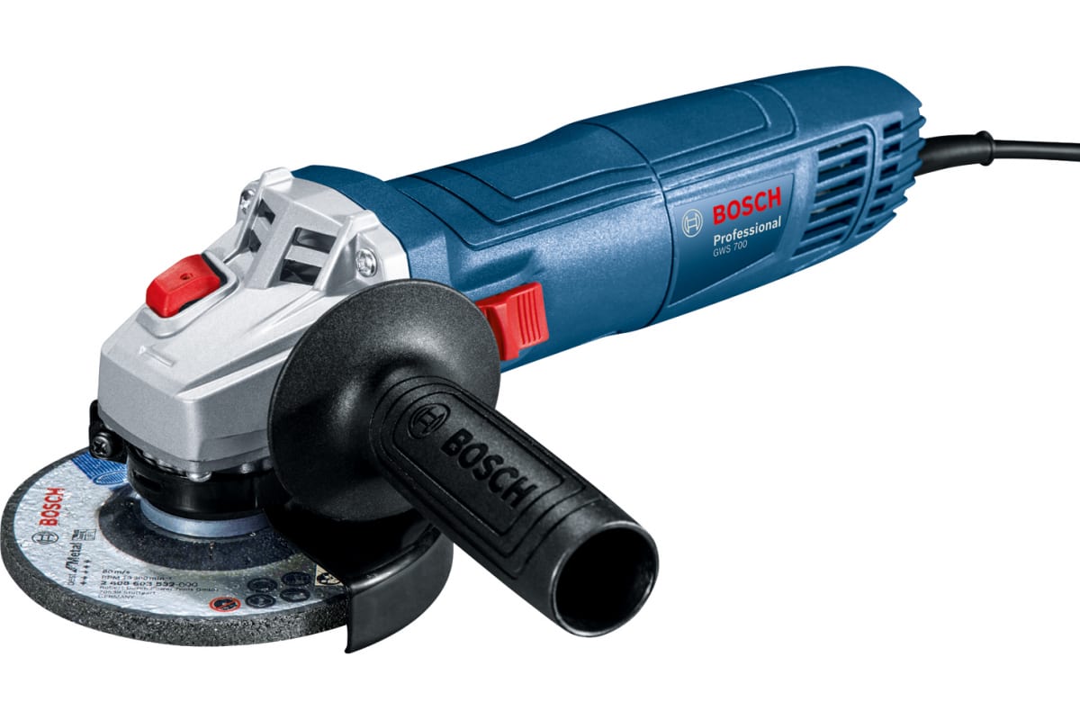 Углошлифовальная машина GWS 700 (710Вт, 125мм, 12000об/мин, 1,7кг) BOSCH