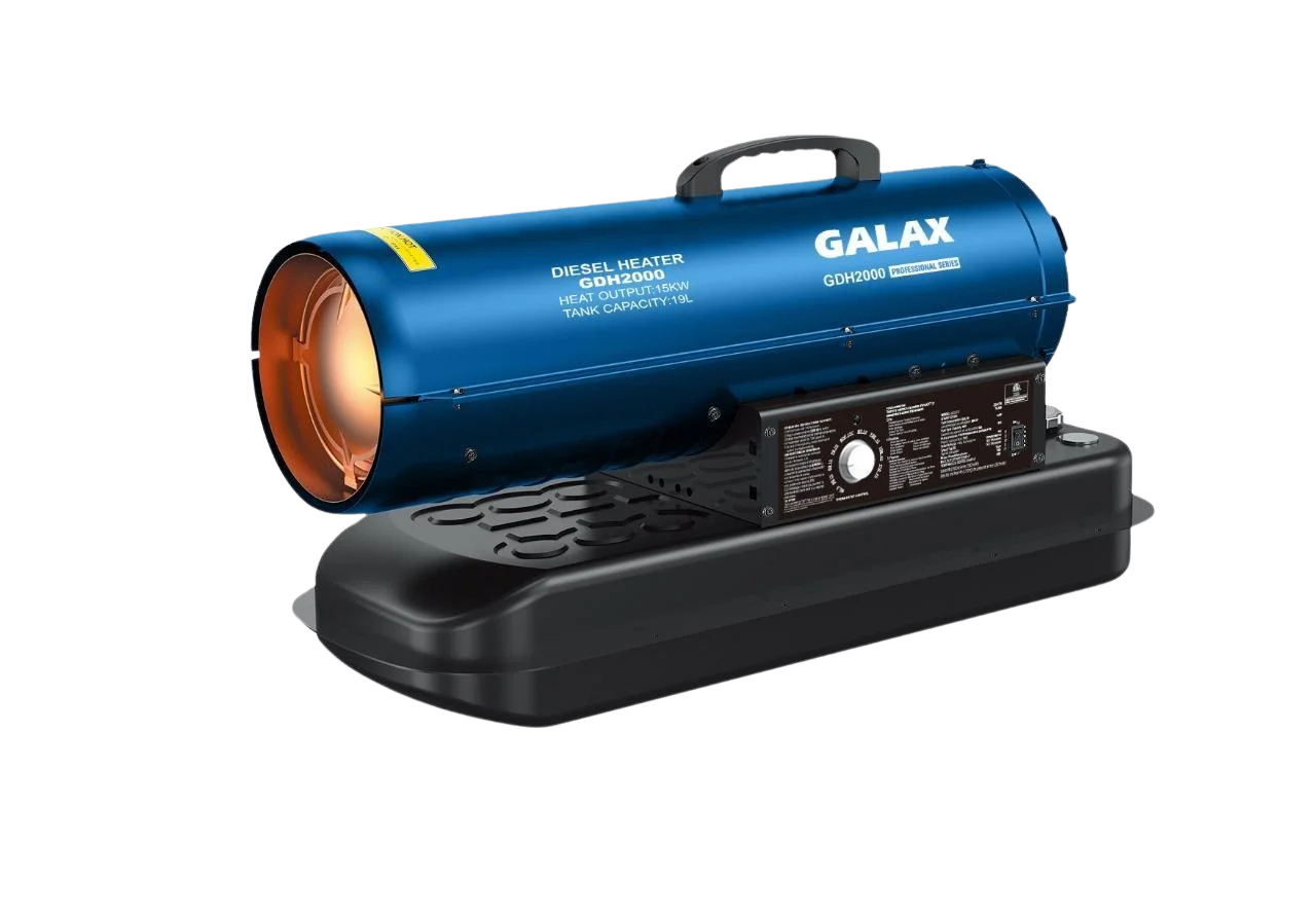 Жидкотопл.нагреватель GDH 2000 (15кВт, расход топлива 1,3л/ч, бак 19л) GALAX