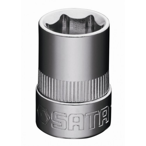 Головка торцевая SATA 9мм, 3/8", Cr-V