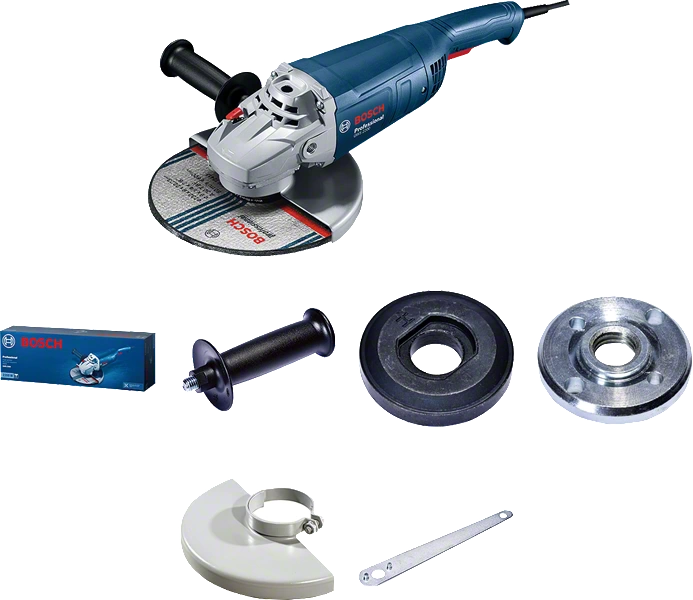 Углошлифовальная машина GWS 2200 (2200Вт, 180мм, 8500об/мин) BOSCH