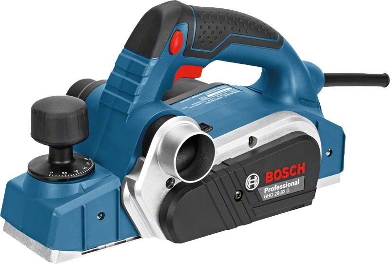 Рубанок GHO 26-82D (710Вт, 82мм, глубина строгания 0-2,6мм, 16500мин-1) BOSCH