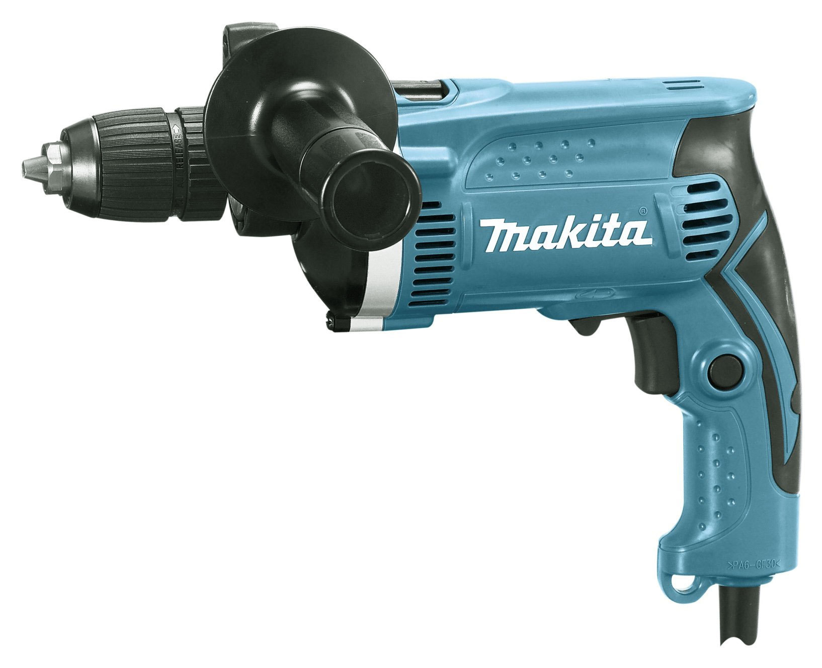 Дрель HP 1631 (710Вт, 0-3200об/мин, удар, реверс, б/з патр.13мм) MAKITA