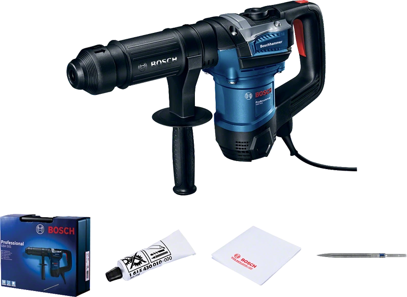Молоток отбойный GSH 501 (1100Вт, SDS-max, 7,5Дж, кейс, +пика, 5,6кг) BOSCH