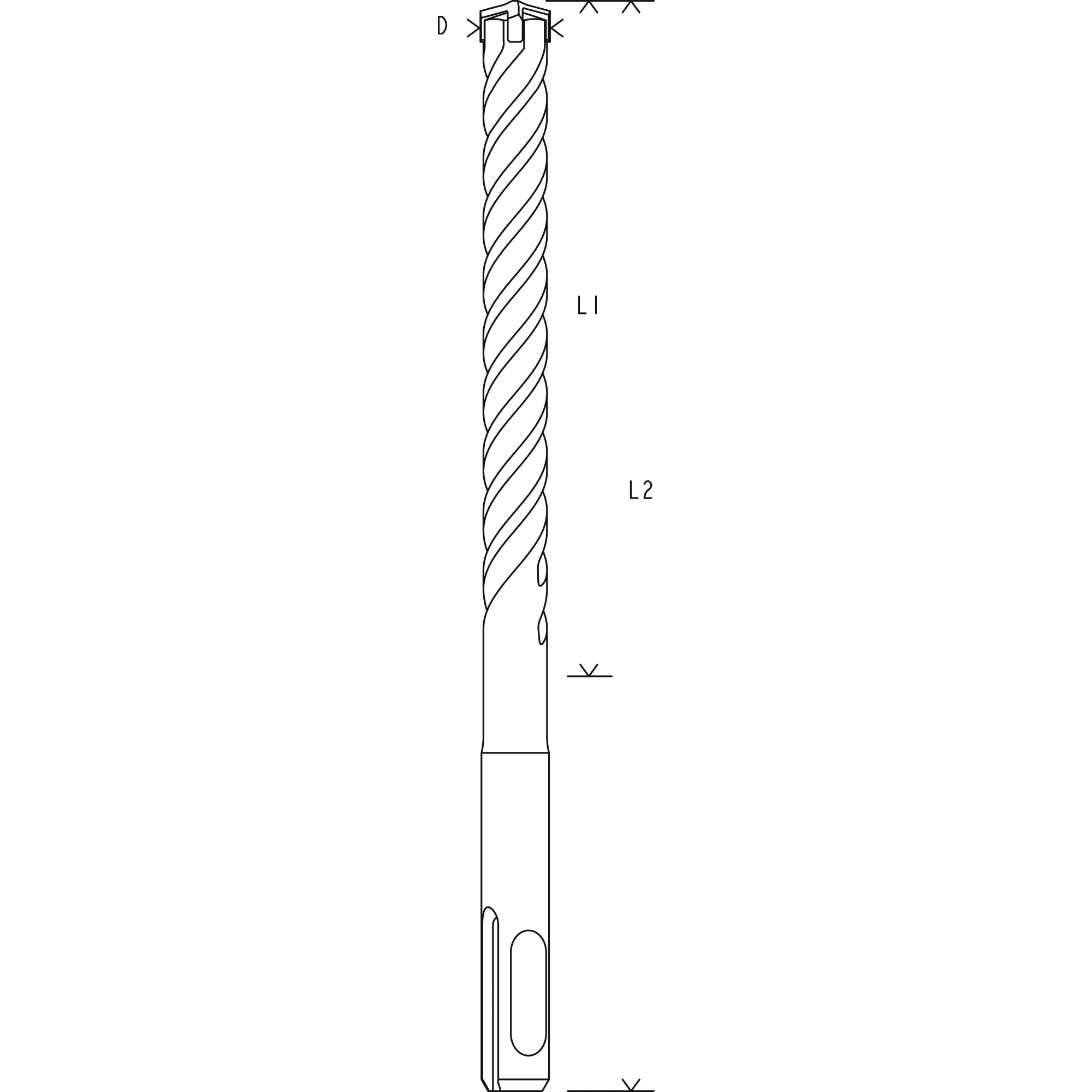 Набор буров SDS plus-5X, 3шт (6/8/10х160мм) BOSCH