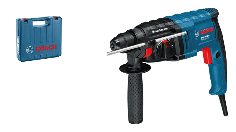 Перфоратор GBH 2-20D (650Вт, SDS+, 3реж., 1,7Дж, бетон 20мм, реверс, кейс) BOSCH