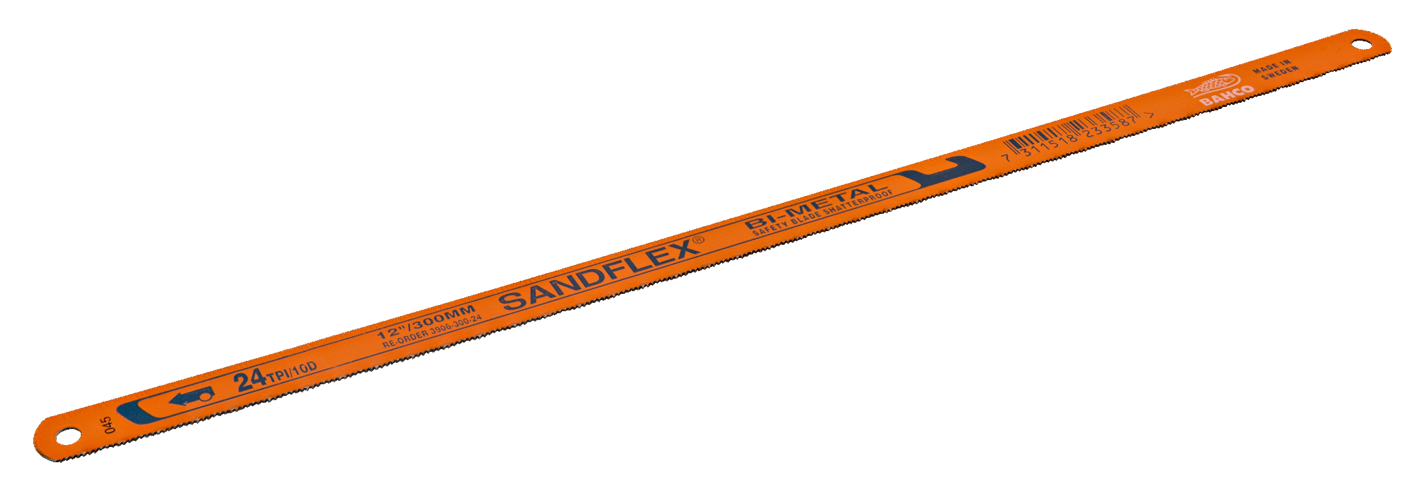 Полотно биметаллическое SANDFLEX 300х13х0,65мм, 24TPI BAHCO