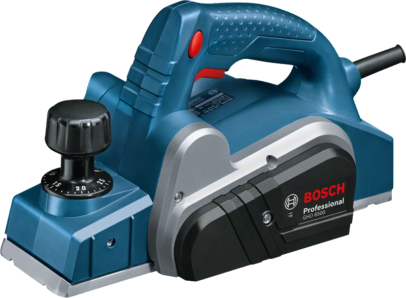 Рубанок GHO 6500 (650Вт, 82мм, глубина строгания 0-2,6мм, 16500мин-1) BOSCH