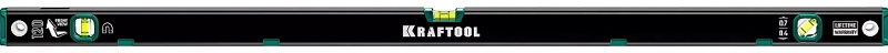 Уровень KRAFTOOL 1200мм, магнитный, с зеркальным глазком