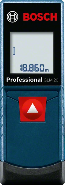 Лазерный дальномер GLM 20 (диапазон 0,15-20м, погрешность ±3мм) BOSCH