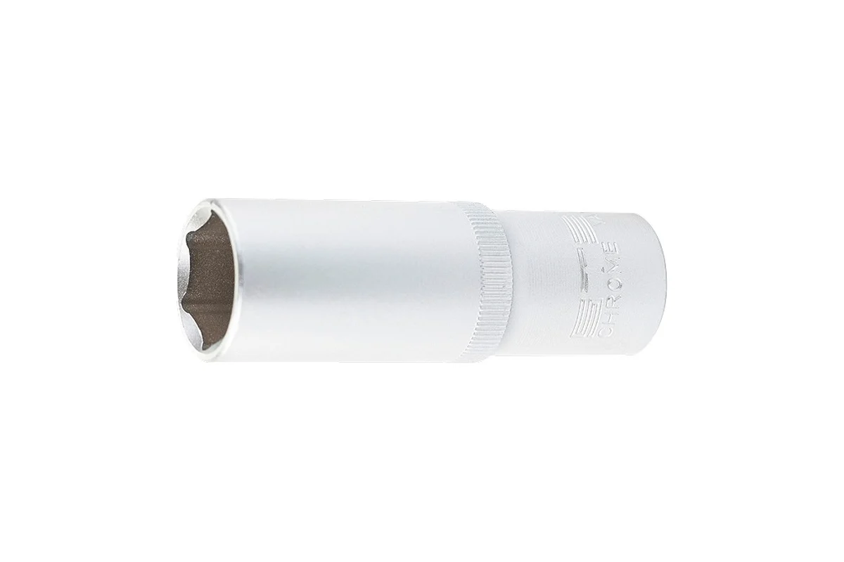 Головка торцевая STELS 22мм, 1/2", 6-гранная, удлиненная, Cr-V