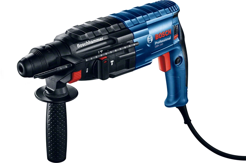 Перфоратор GBH 240 (790Вт, SDS+, 3реж., 2,7Дж, бетон 24мм, кейс) BOSCH