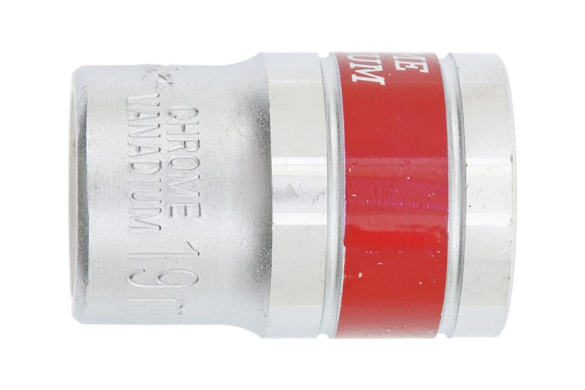 Головка торцевая MATRIX 19мм, 1/2", 6-гранная, Cr-V, хромированная