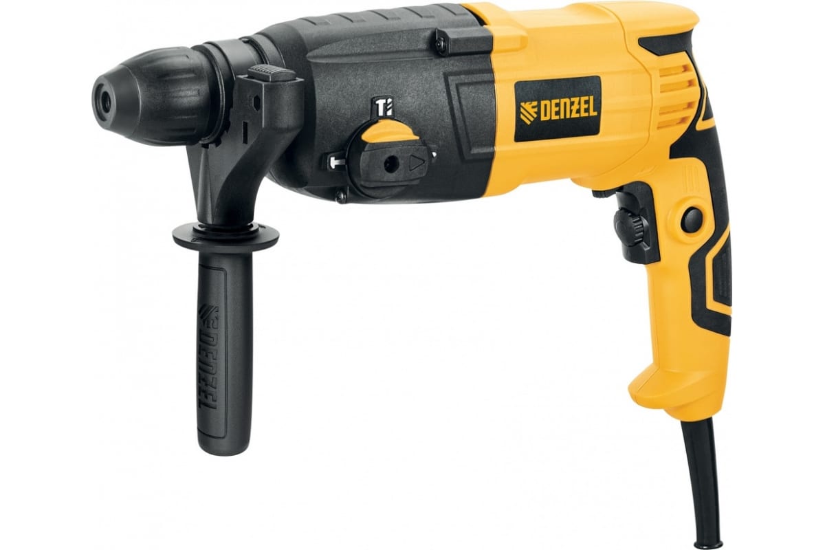Перфоратор RH-750-24 (750Вт, SDS+, 3реж, бетон 24мм, 2,5Дж, реверс, кейс) DENZEL