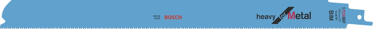 Сабельная пилка по металлу S 1226BEF, 300х25х1,1мм BOSCH
