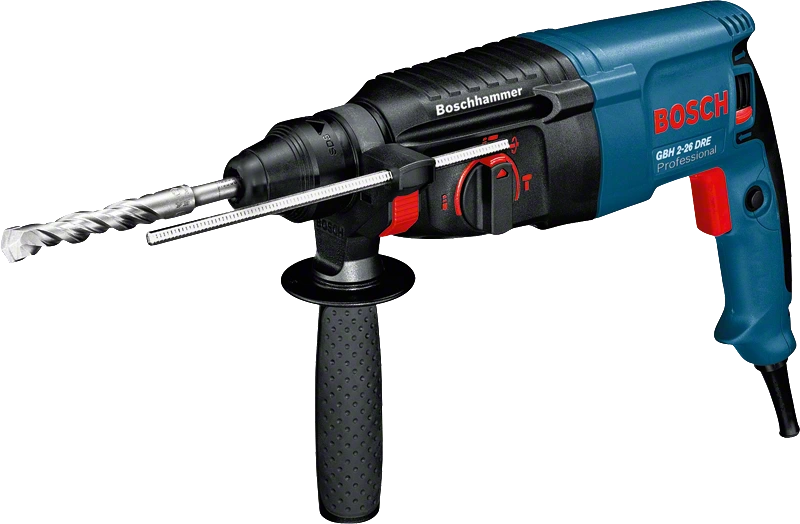 Перфоратор GBH 2-26DRE (800Вт, SDS+, 3реж., 2,7Дж, бетон 26мм, реверс, кейс) BOSCH