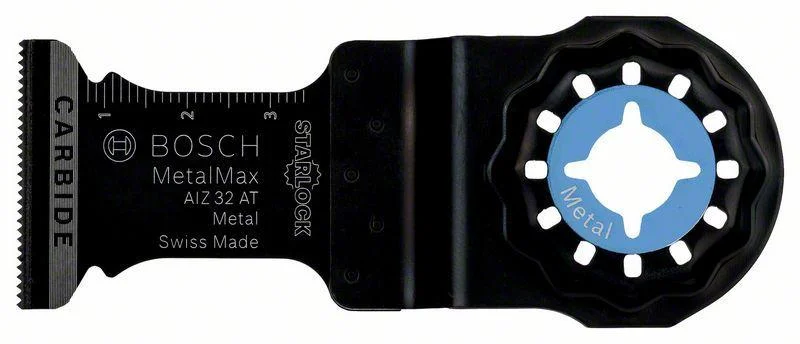 Полотно пильное Starlock Carbide AIZ 32 AT Metal Extra, 32х40мм, с твердосплавными зубьями BOSCH