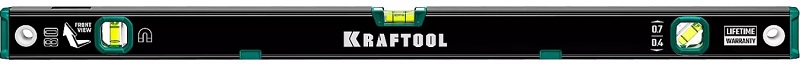 Уровень KRAFTOOL 800мм, магнитный, с зеркальным глазком