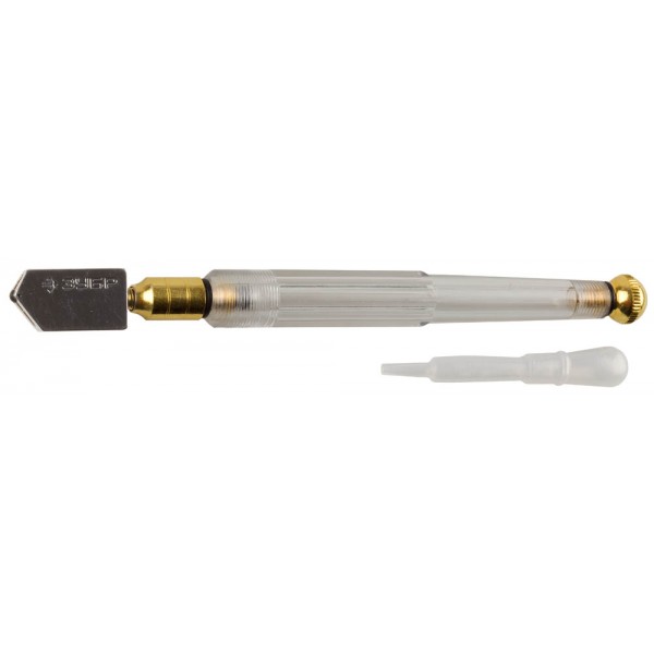 Стеклорез ЗУБР "Эксперт" масляный с пластмассовым корпусом