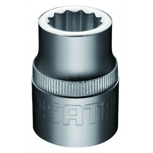 Головка торцевая SATA 19мм, 3/4", 12-гранная, Cr-V