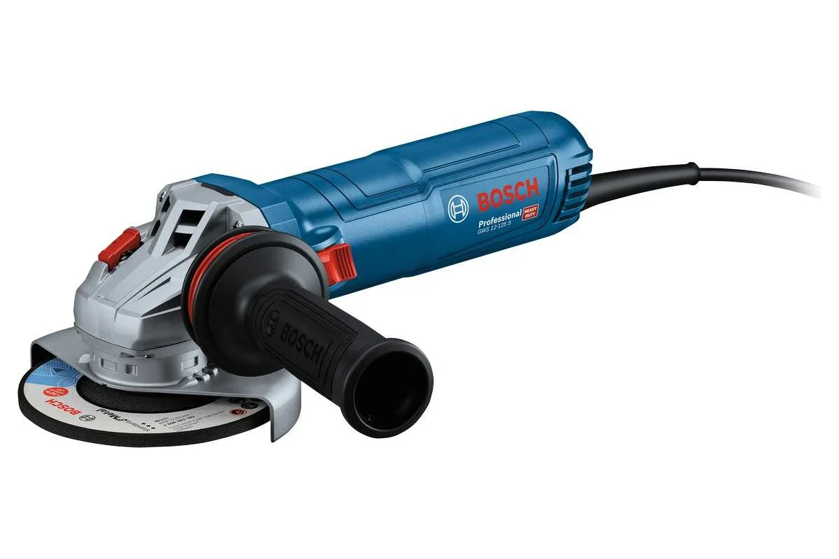 Углошлифовальная машина GWS 12-125S (1200Вт, Ø125мм, плавный пуск) BOSCH