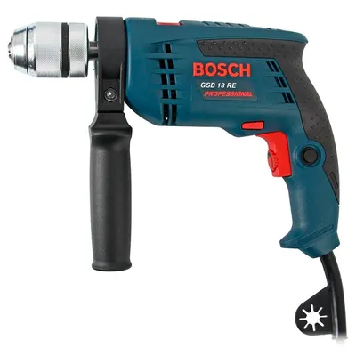 Дрель GSB 13RE (600Вт, 0-2800об/мин, удар, реверс, патр.б/з 13мм) BOSCH