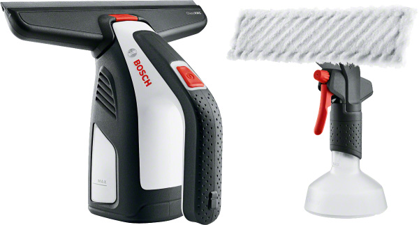 Вакуумный очиститель окон GlassVac Solo Plus (Li-Ion, 3,6В, 2,0Ач, ёмкость 100мл, 30мин) BOSCH