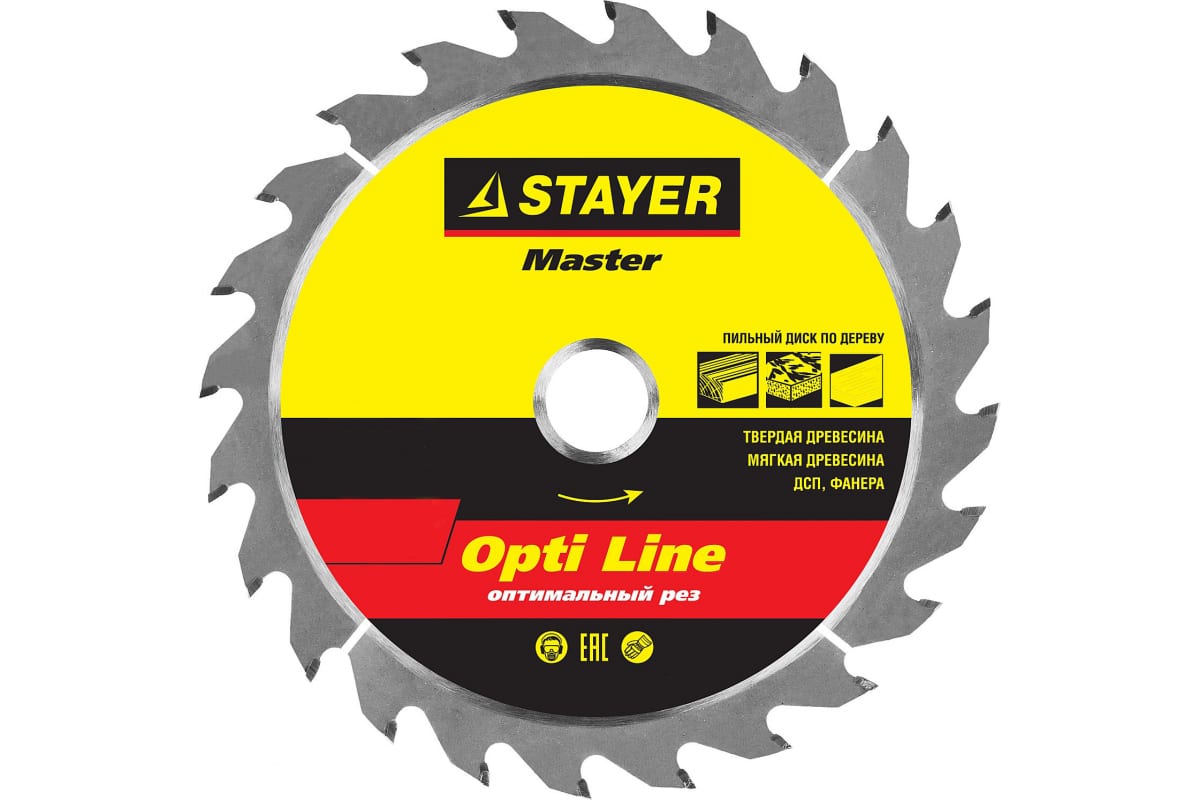 Диск пильный тв.спл. 250х32мм, 40T по дереву "Opti-Line" Stayer