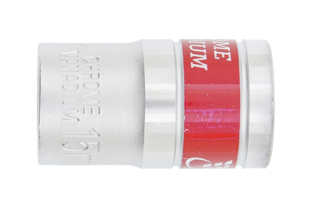 Головка торцевая MATRIX 15мм, 1/2", 6-гранная, Cr-V, хромированная