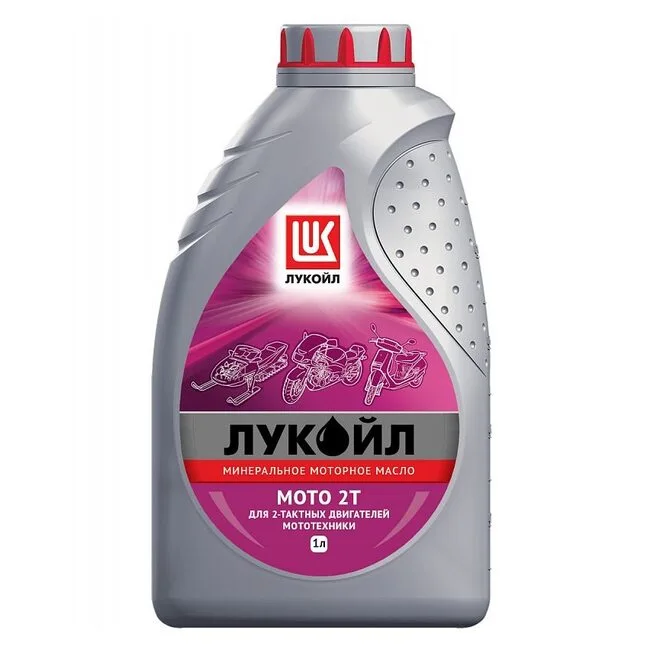Масло минеральное 1л, ЛУКОЙЛ Мото 2Т, для двухтактных двигателей