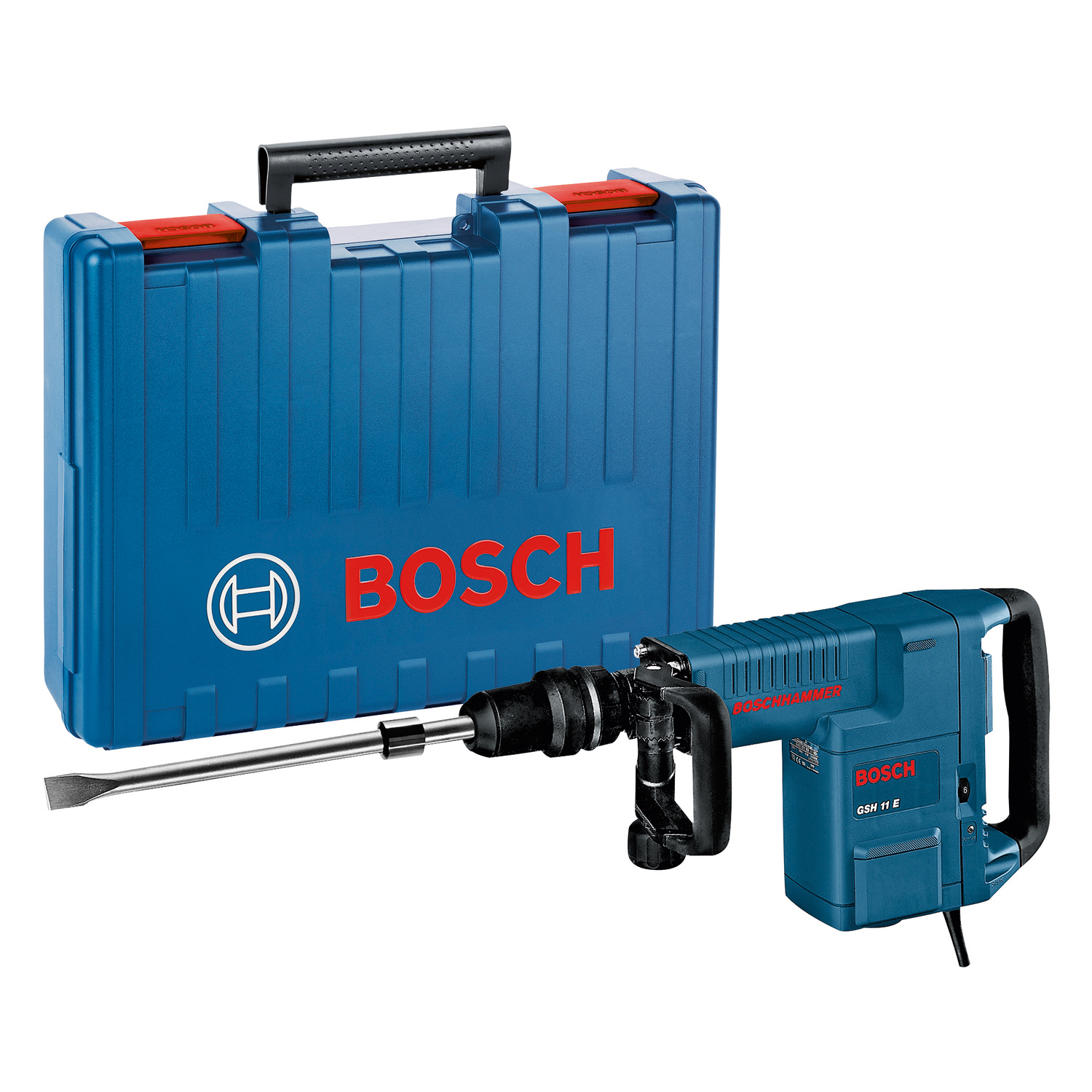 Молоток отбойный GSH 11E (1500Вт, SDS-max, 16,8Дж, 900-1890об/мин, кейс, +зубило) BOSCH