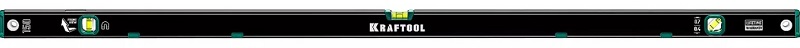 Уровень KRAFTOOL 1500мм, магнитный, с зеркальным глазком