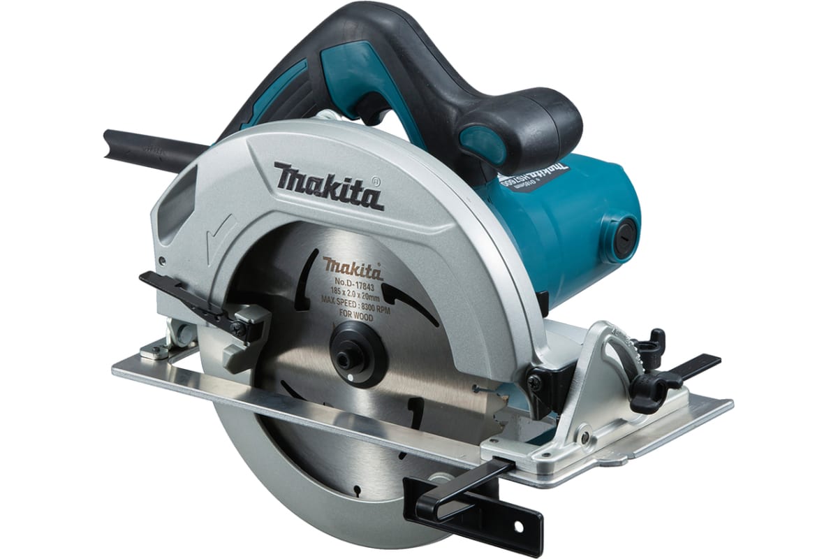 Пила дисковая HS7600 (1200Вт, Ø185х30мм, пропил 64мм, 5200мин-1, 3,9кг) MAKITA